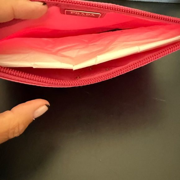 Prada Vibrant Pink Nylon Clutch - Picture 2 of 6